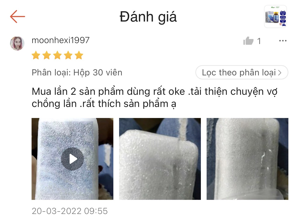 Combo 2 Oyster Man - hỗ trợ điều trị Yếu Sinh Lý, Xuất Tinh Sớm, Vô Sinh Hiếm Muộn (30V/hộp)