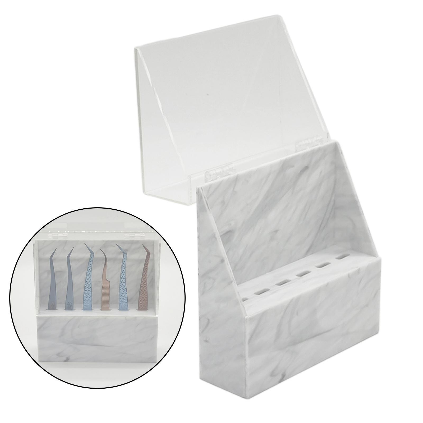 Eyelash Extension Storage Box Tweezer Organizer Case Stand Holder