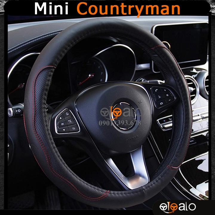 Bọc vô lăng xe ô tô Mini Cooper da PU cao cấp - OTOALO