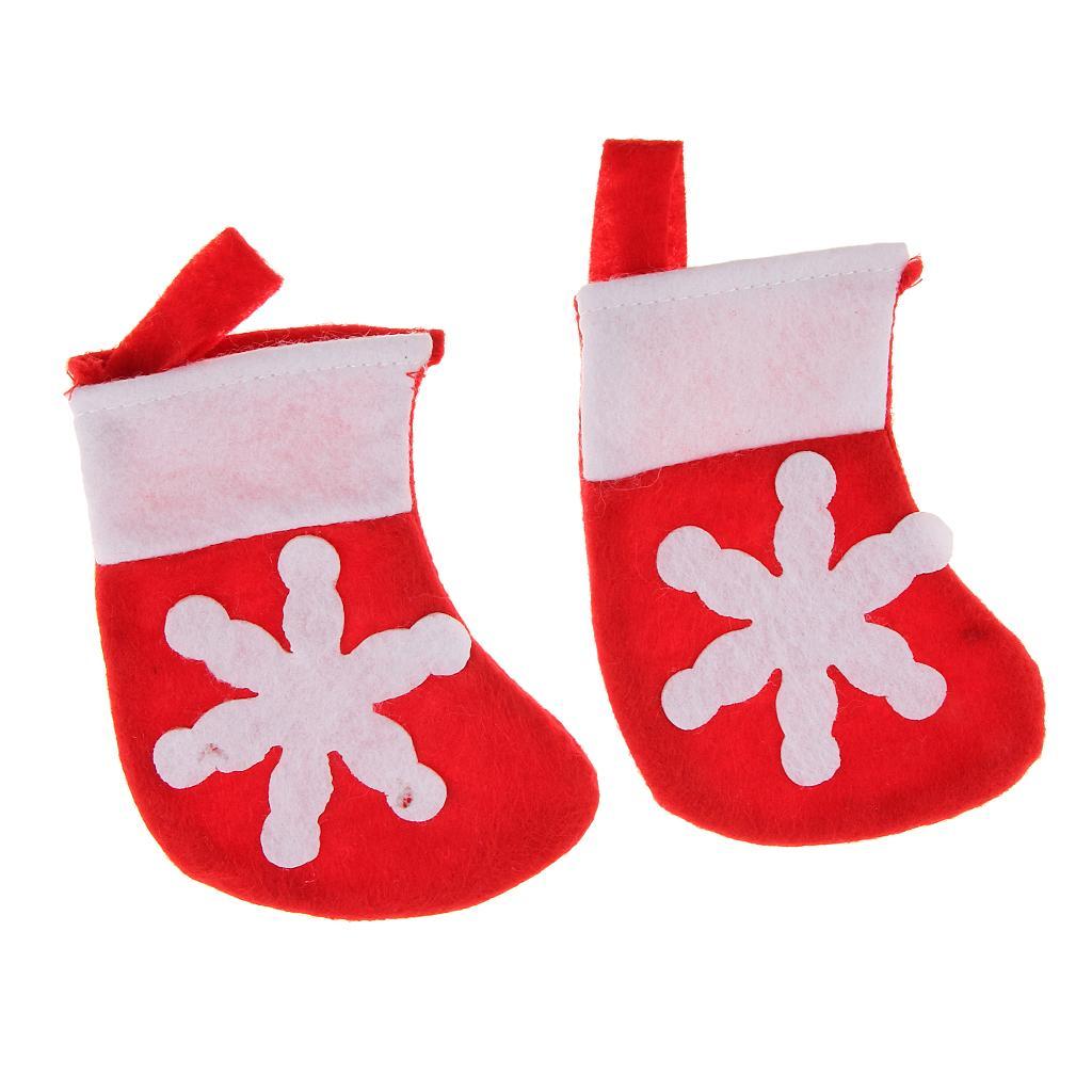 Christmas Mixed Santa Claus Hat Socks Bunting Banner Garland Party Decor