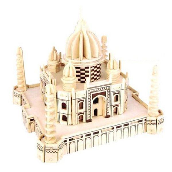 Bộ xếp hình 3D gỗ -Ngôi đền tình yêu Taj Mahal