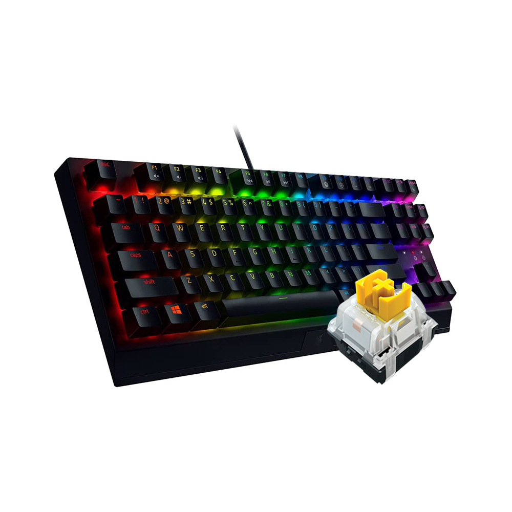 Bàn phím máy tính Razer BlackWidow V3 Tenkeyless-Mechanical-US Layout_Mới, hàng chính hãng