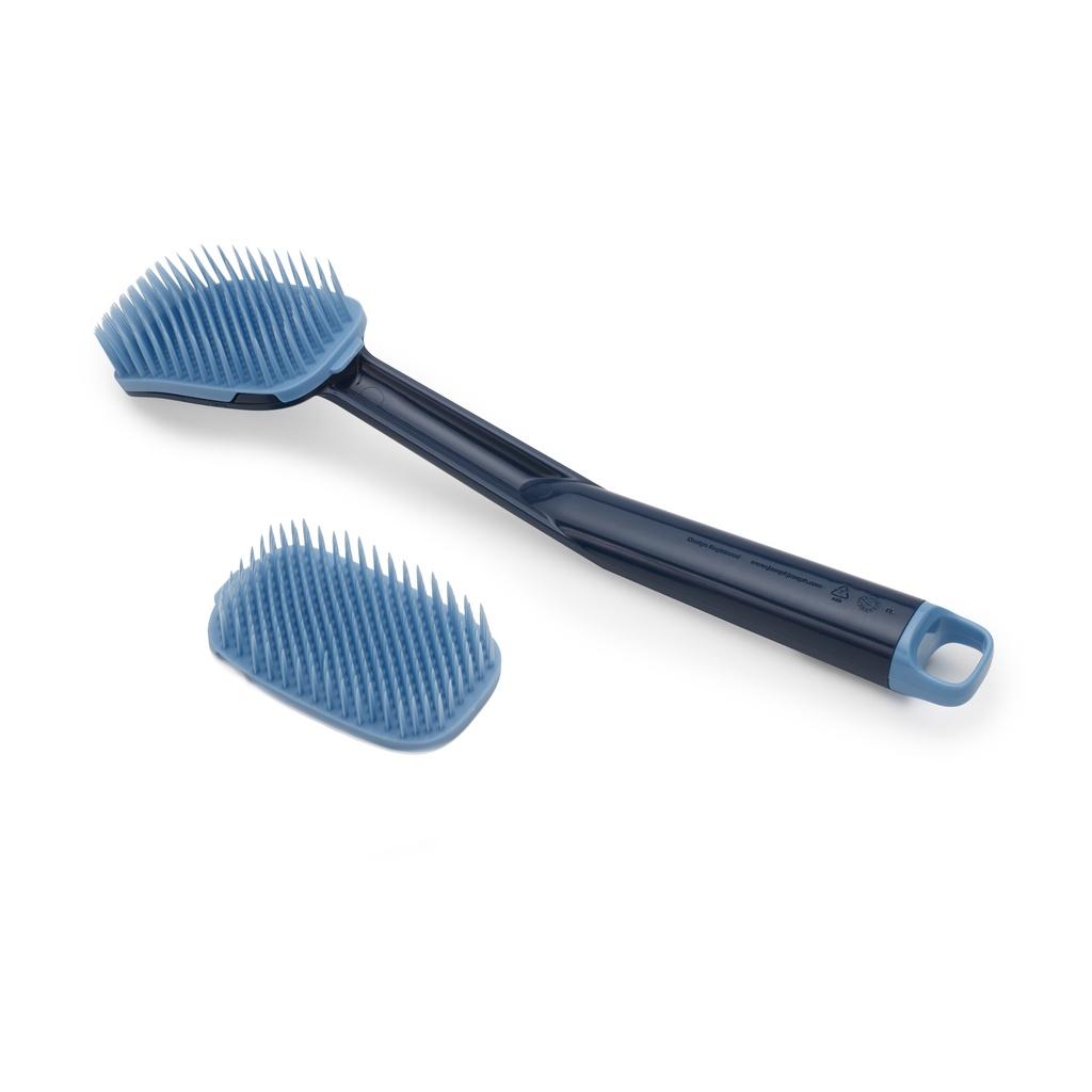 Joseph Joseph - Bàn chải cọ nồi silicon cao cấp CleanTech Washing-up Brush Blue