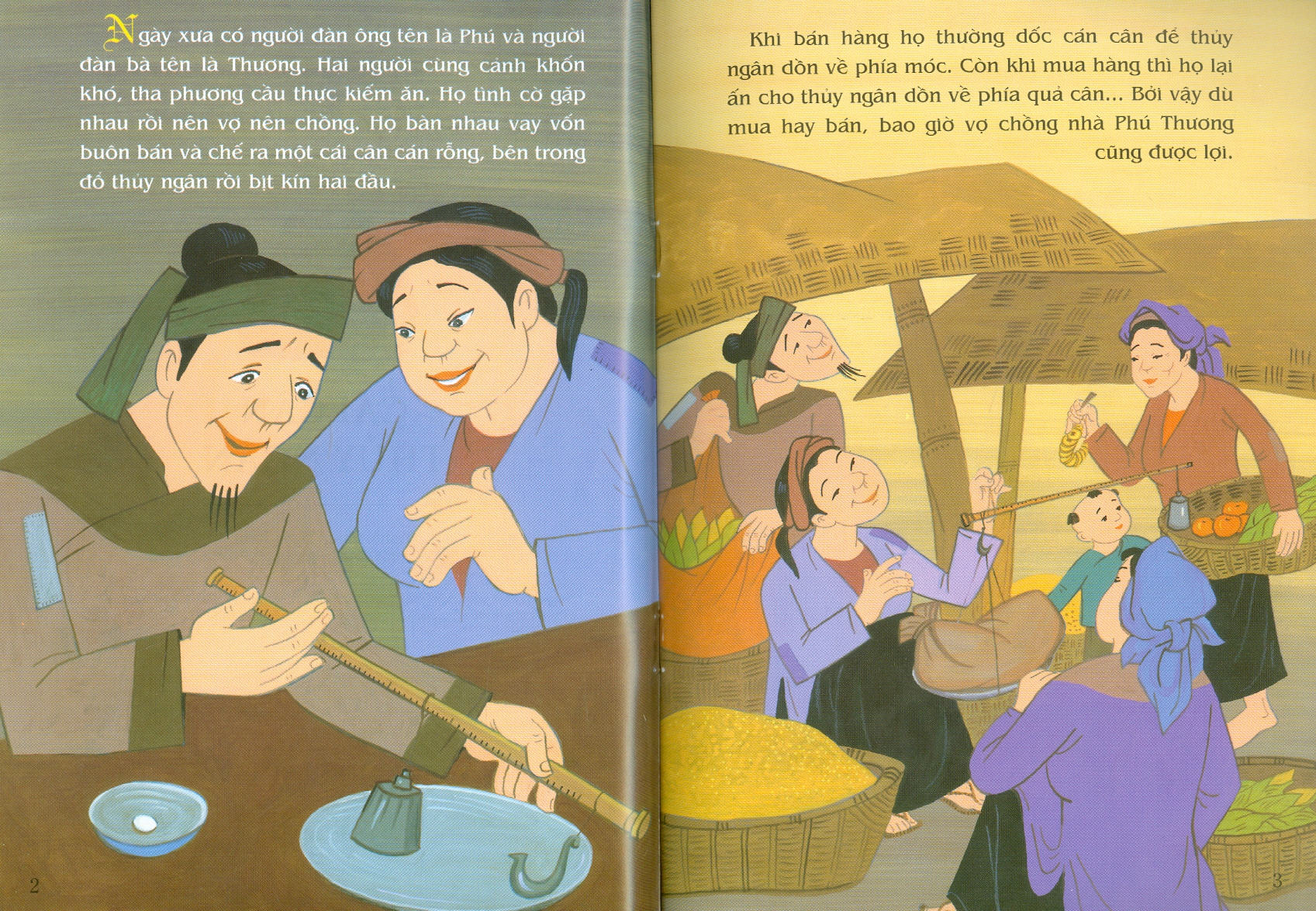 Tranh Truyện Dân Gian Việt Nam - Cái Cân Thuy Ngân