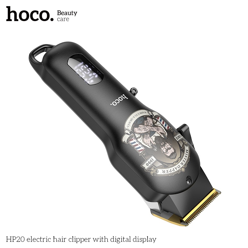 Tông đơ cắt tóc, tạo kiểu chuyên nghiệp, Màn hình LED hiển thị cao cấp HP20 - Hàng chính hãng
