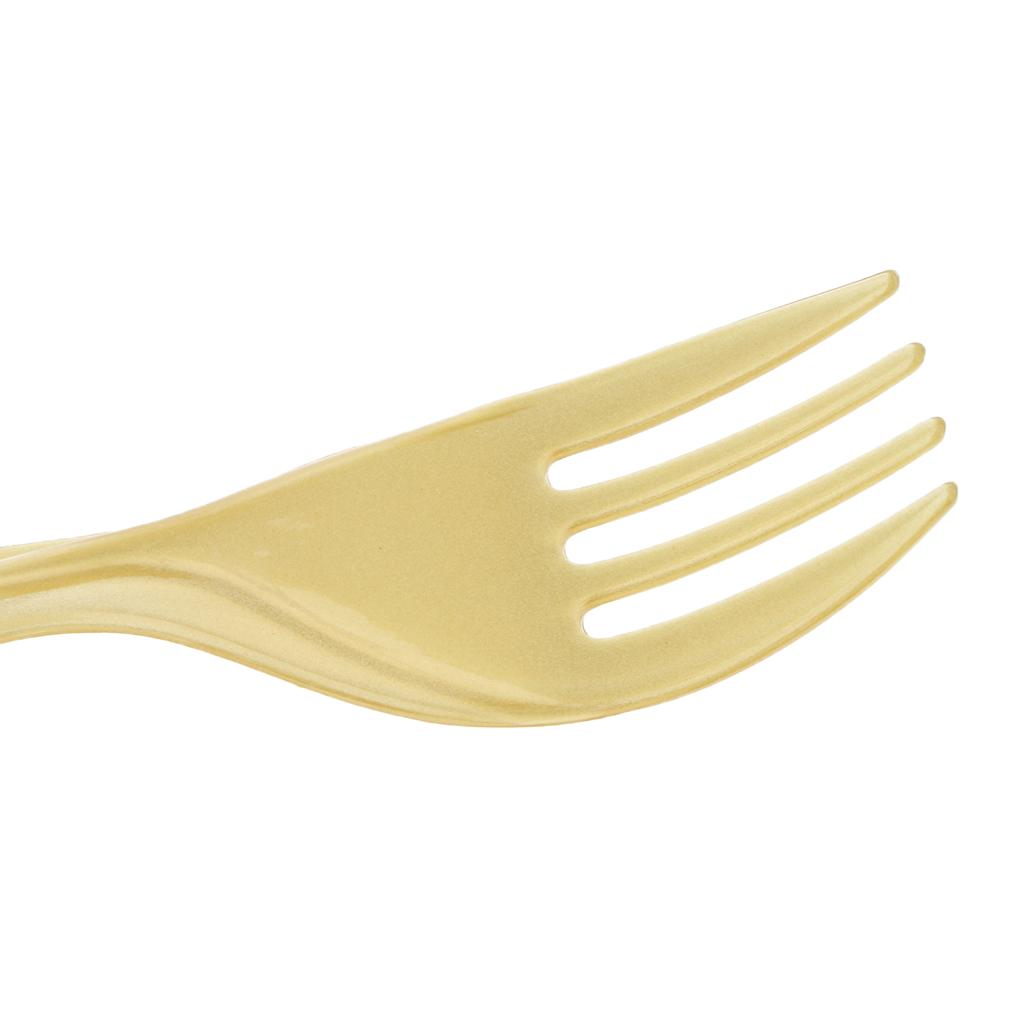 4x6pcs Disposable Plastic Cutlery Fork Kid Party Tableware Baby Shower Decor