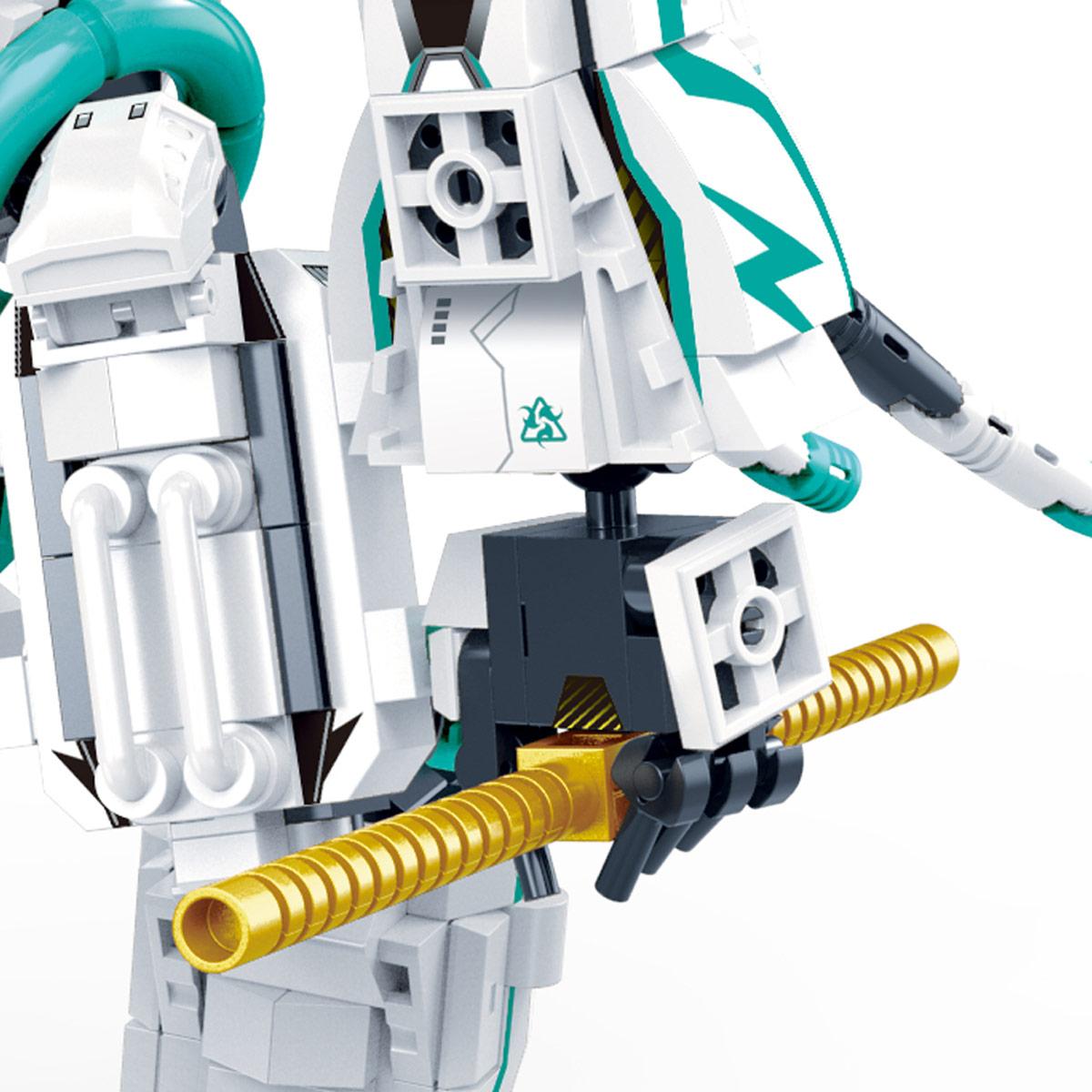 Đồ Chơi Lắp Ráp Robot Chiến Binh Tương Lai Steven - Future Mecha Steven - Toys&amp;Joys ET872 (602 Mảnh Ghép)