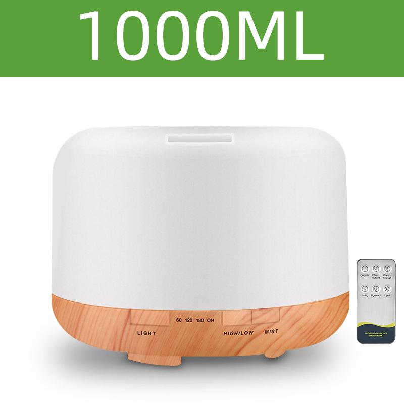 Điện Máy Khuếch Tán Tinh Dầu Phun Sương Tạo Ẩm Không Khí 500ML/1000ML Tắt Tiếng Siêu Âm Thanh Mát Phun Sương Tạo Hộ Gia Đình LED Đèn Tinh Dầu máy Khuếch Tán Tinh Dầu