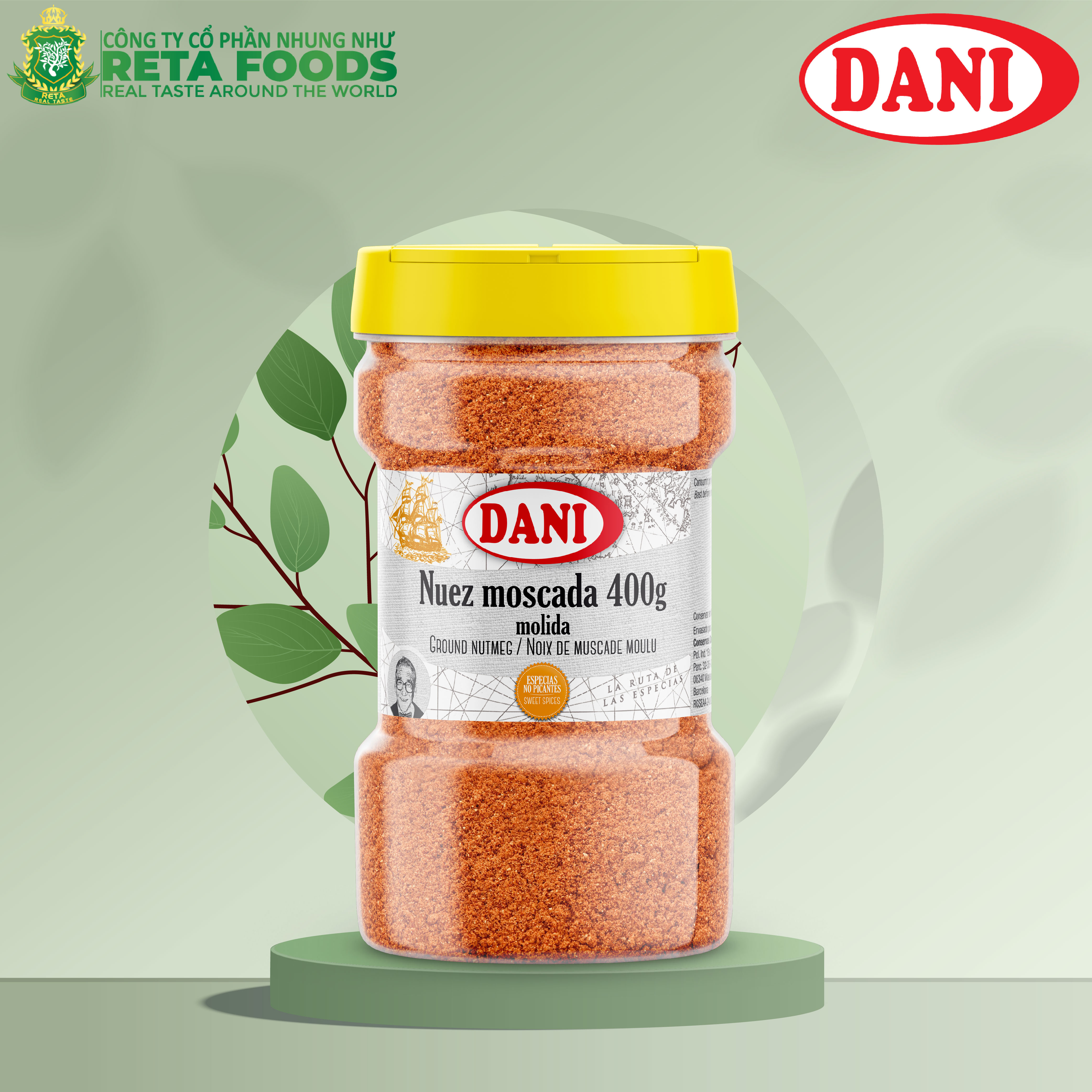 Bột nhục đậu khấu Dani - Ground Nutmeg 400 GR