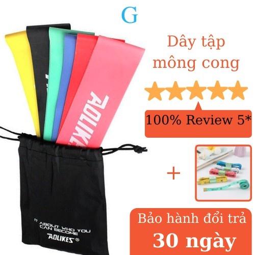 Dây kháng lực tập gym, dây miniband tập mông đùi