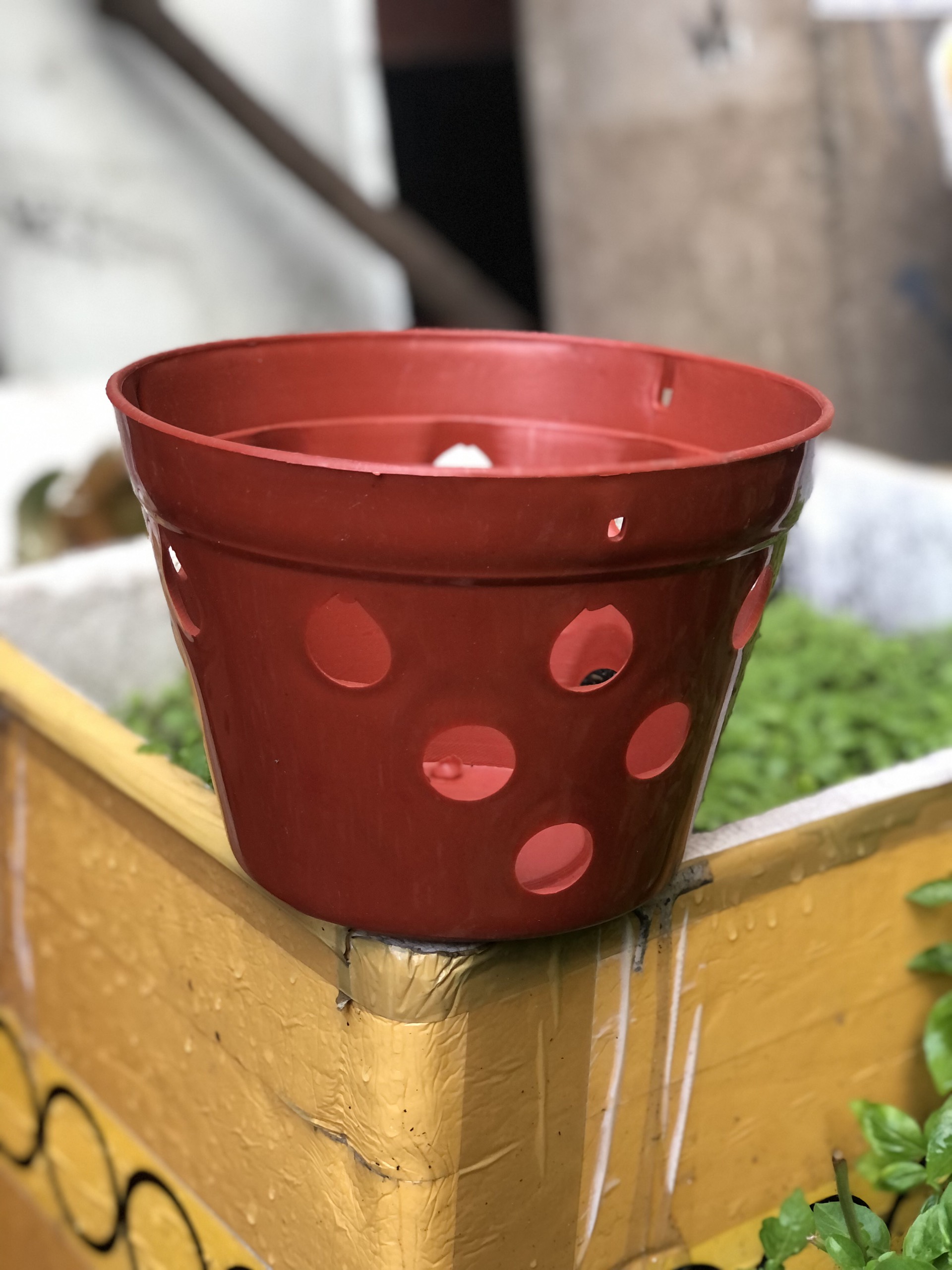 Chậu Nhựa Giả Đất Nung Trồng Hoa Lan, Cây Cảnh- 20cm