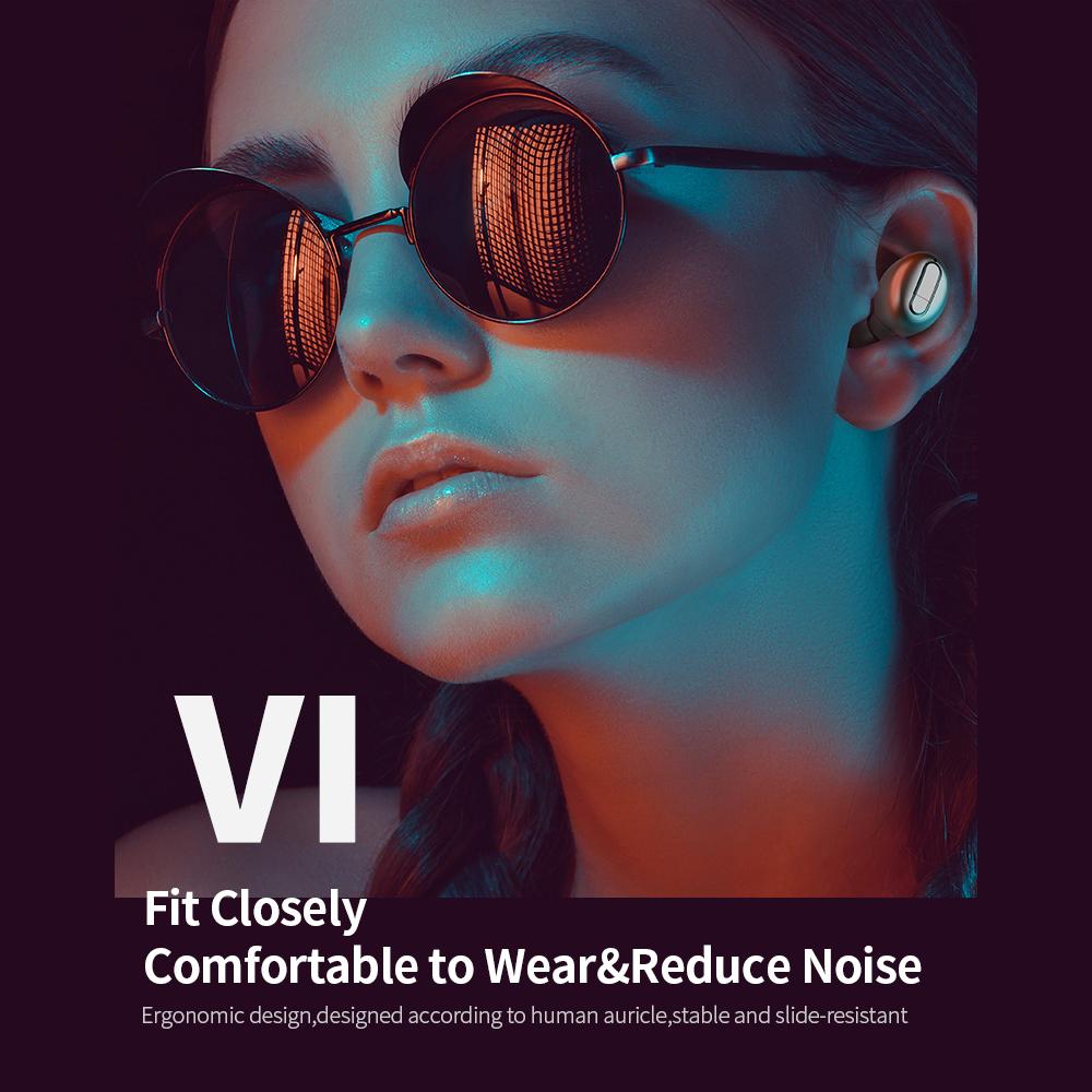 Tai nghe Bluetooth không dây V1. Thiết kế nhỏ gọn, chống thấm nước
