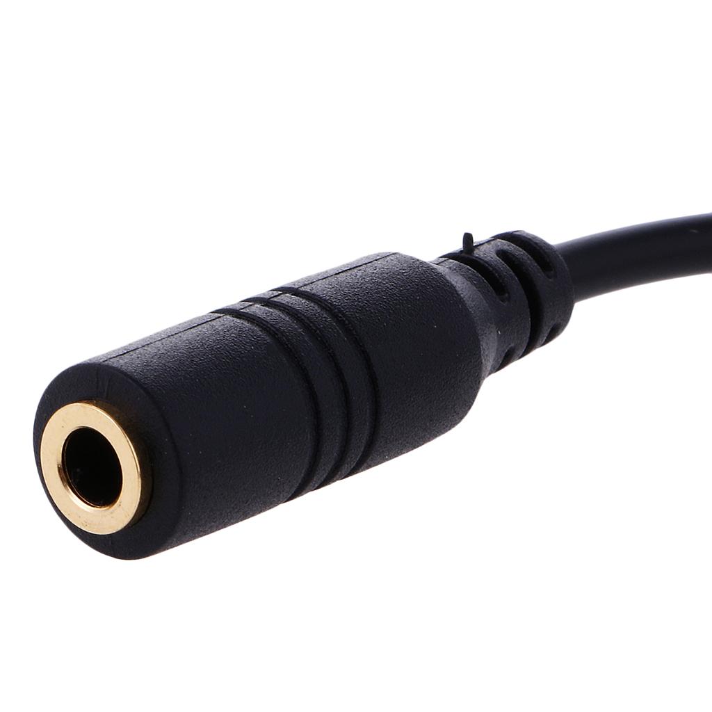 3.5mm Headphone Microphone Extension Cable Cord for Audio Players Home Stereos Smartphones Computers