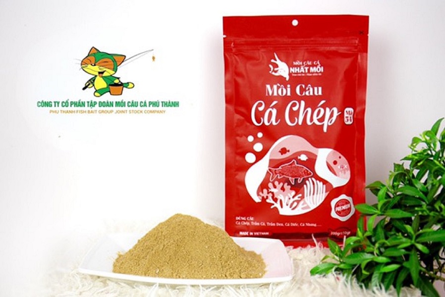 Mồi câu cá chép tự nhiên. Hãng mồi câu cá Phú Thành