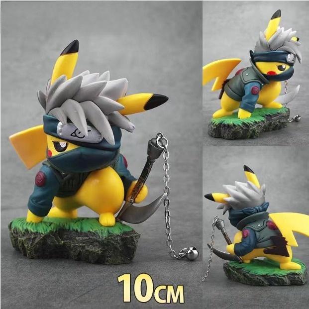 Mô Hình Pikachu Cosplay Nhân Vật Kakashi Siêu Ngầu, Hàng Cao Cấp Full Box, Bộ Sưu Tập Nhân Vật, Quà Tặng Cho Bé