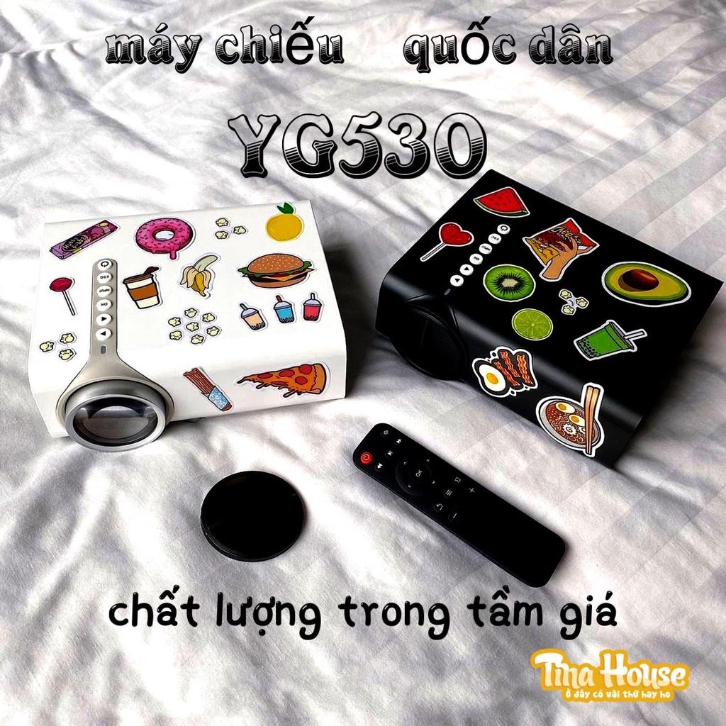 Máy Chiếu Phim Mini YG530 -Wifi - Độ Phân Giải 1080p HD Tặng Dây HDMI & 10 Stickers-Hàng Chính Hãng Lejiada
