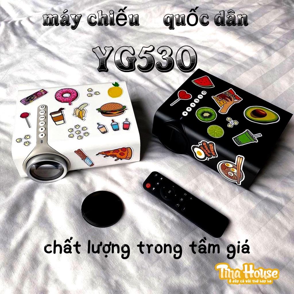 ( NEW 2022 )Máy Chiếu Phim Mini YG530 -Wifi - Độ Phân Giải 1080p HD Tặng Dây HDMI &amp; 10 Stickers-Hàng Chính Hãng Lejiada