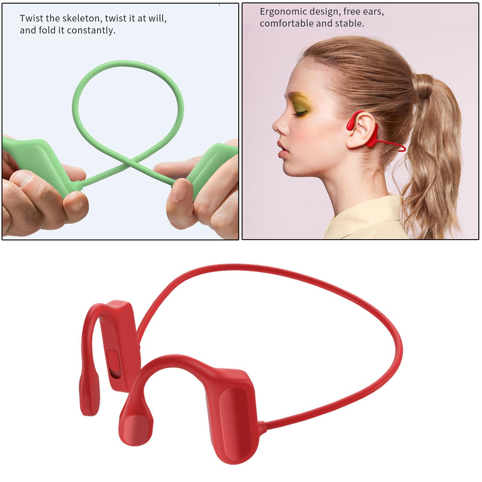 Wireless Headphones 170mAh Double Ears Waterproof for Swimming Sport Indoor