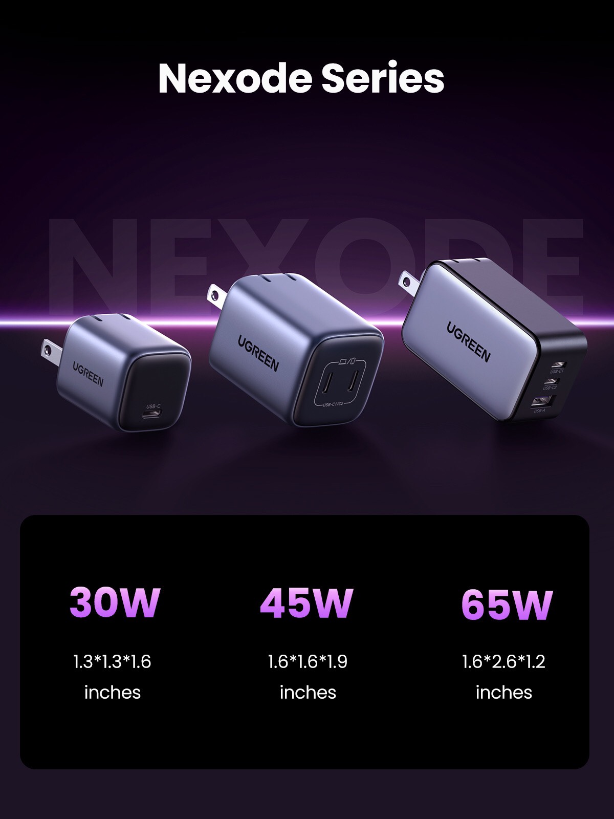 Củ Sạc Nhanh Mini UGREEN 30W CD319 Business Charger Nexode - Công nghệ GaN - Công suất 30W - Tương Thích Nhiều Thiết Bị