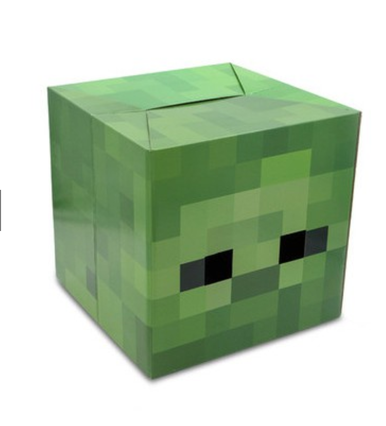 Đầu hóa trang nhân vật Zombie Minecraft cực đẹp