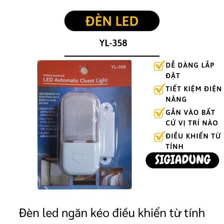 Đèn Led Từ Tính - Đèn Led Ngăn Kéo Điều Khiển Cảm Biến Từ Tính, Tiết Kiệm Điện