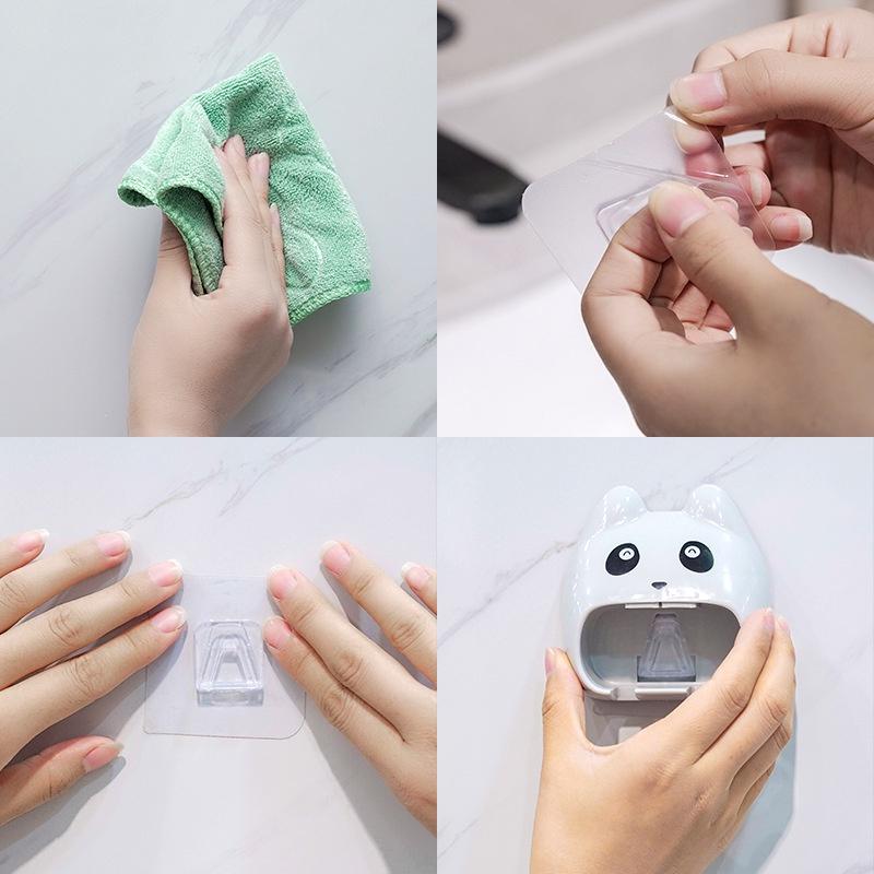 Giá Treo Bàn Chải Đánh Răng Hình Mèo Dễ Thương - Kệ Dính Tường Nhà Vệ Sinh Cao Cấp DUASHOP.