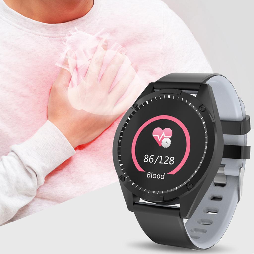 G50 1.3" IP67 Heart Rate Blood Pressure Sleep Monitor Smartwatch Black