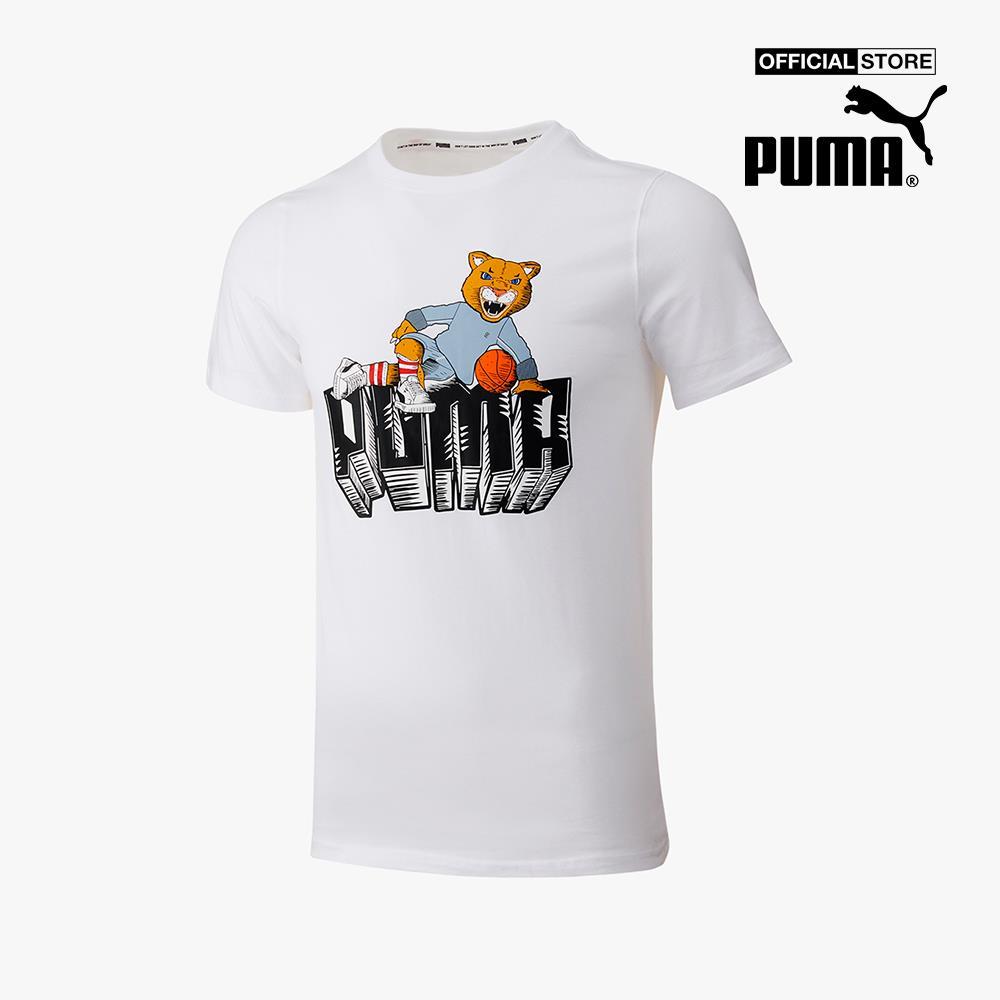 PUMA - Áo thun nam cổ tròn ngắn tay Dylan Basketball 532730