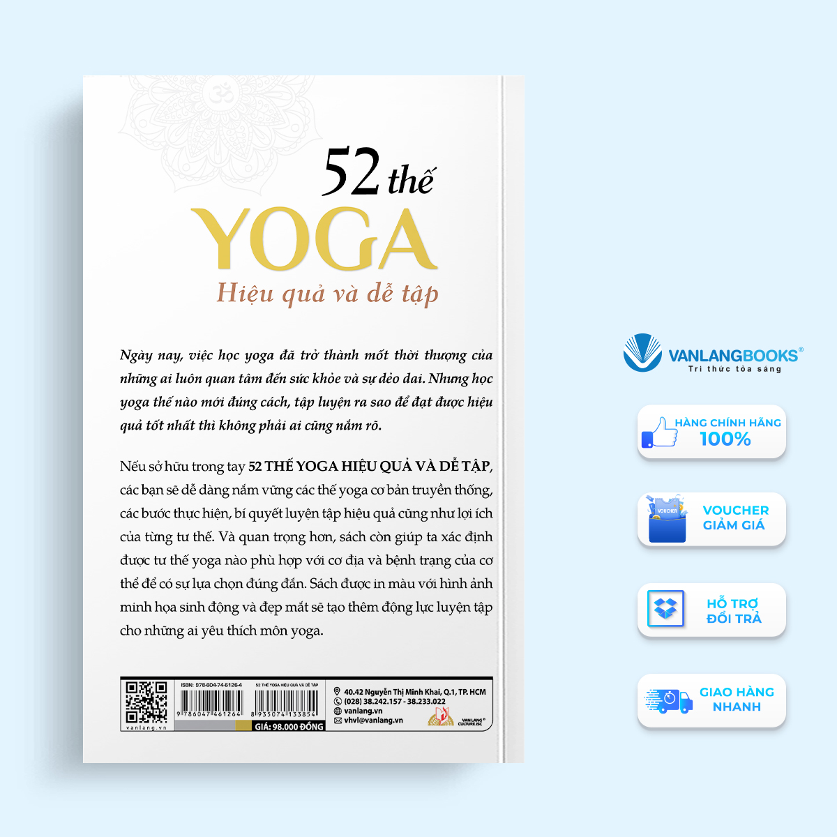 52 Thế Yoga Hiệu  Quả Và Dễ Tập - Vanlangbooks