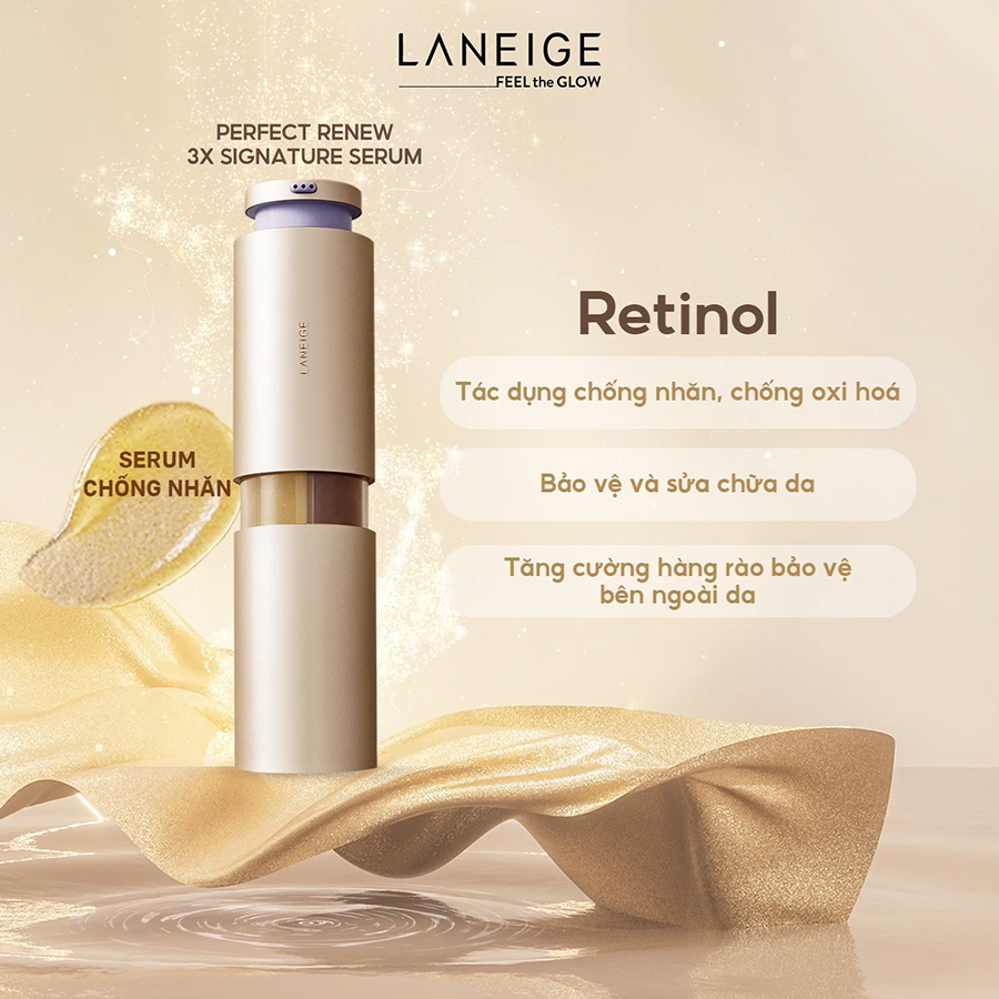 Tinh chất chống lão hóa 3 hoạt chất Laneige Perfect Renew 3X Signature Serum 40ml