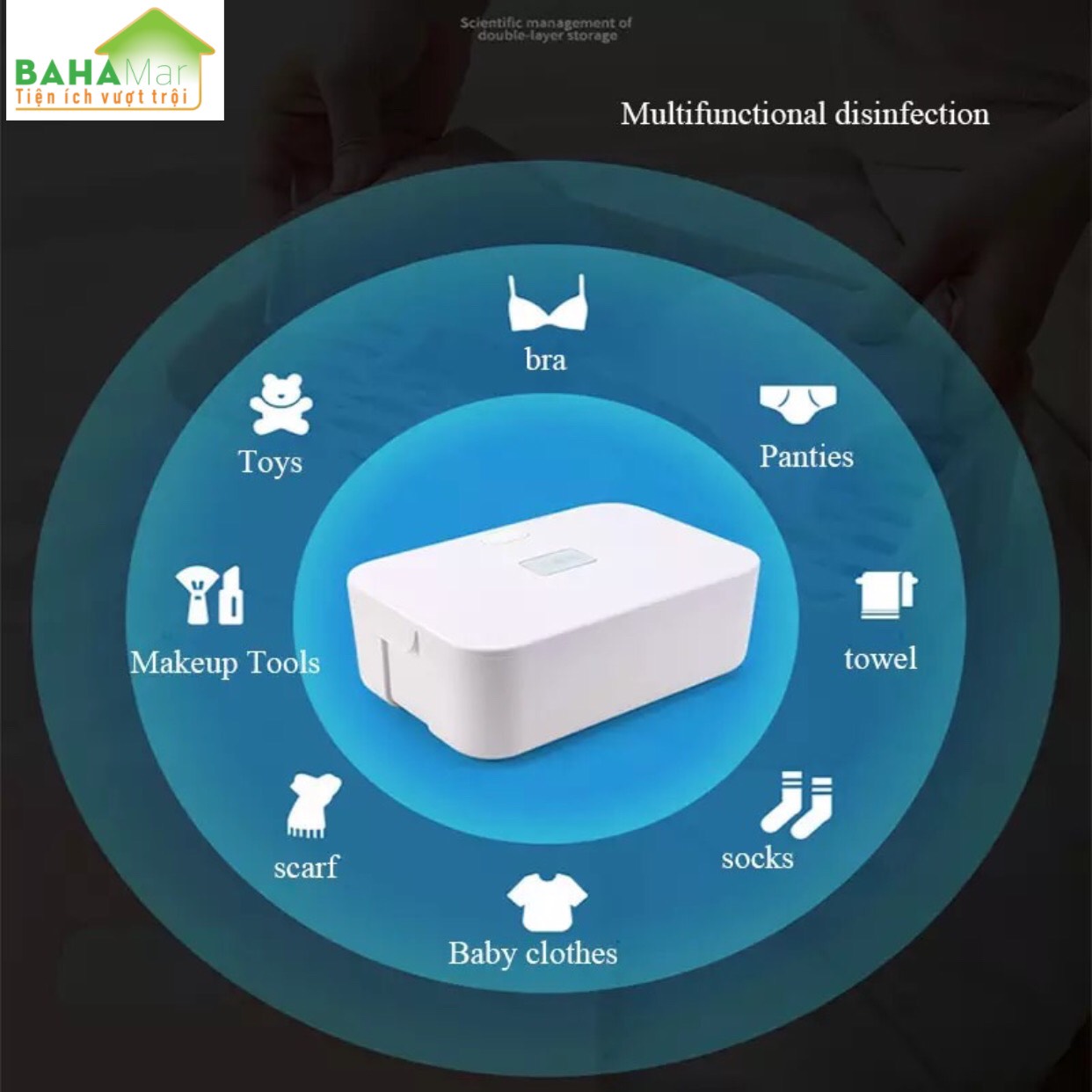 MÁY SẤY VÀ KHỬ TRÙNG DIỆT KHUẨN GIA ĐÌNH - HỘP TIỆT TRÙNG DI ĐỘNG BAHAMAR với tính năng diệt khuẩn vô trùng đảm bảo