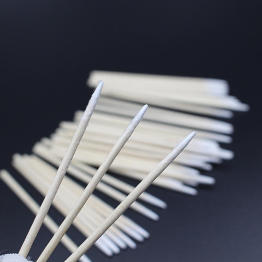 2x100Pcs Cotton Stick Clean Tool for Headphone Phone Charging Port