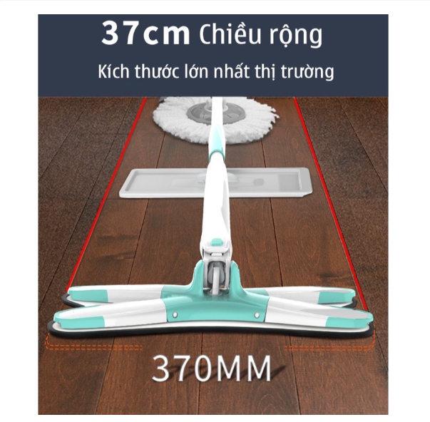 Cây Lau Nhà , Chổi Lau Sàn, Tường Kính Chữ X Đa Năng Tự Vắt Thông Minh Xoay 360 Độ Mẫu Mới