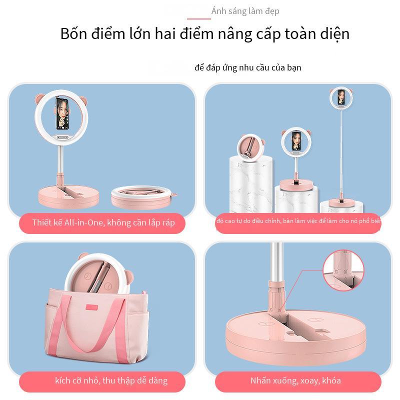 Đảm bảo chất lượng khung phát sóng trực tiếp lấp đầy ánh sáng G2 một mảnh gấp lưu trữ vòng làm đẹp LED ánh sáng thích hợp cho khung neo người nổi tiếng trên Internet