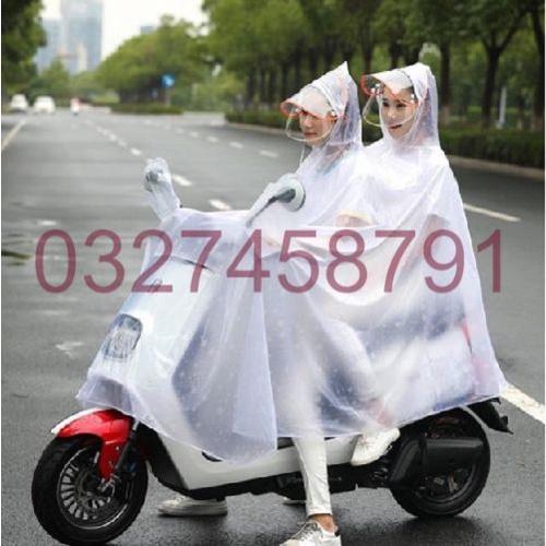 Áo mưa choàng cánh dơi hoa tuyết 2 đầu