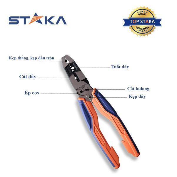 Kìm đa năng cao cấp 8.5 STAKA (12C/H, 72C/T)-NEW KA-0900