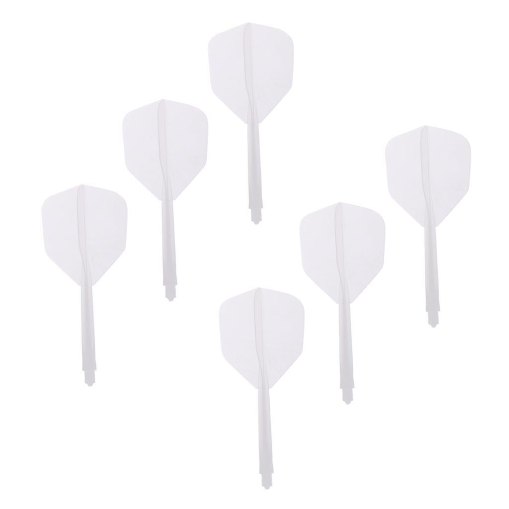 Set of 18 Pieces Quality Transparent 2BA Thread Dart Shafts Stems Dart Flights