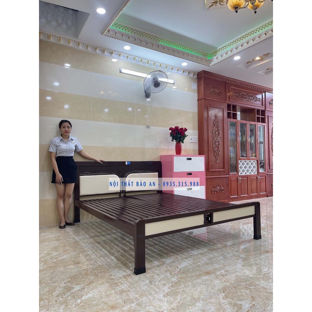 GIƯỜNG SẮT HỘP VUÔNG CHẮC CHẮN ĐỦ SIZE 1M6X2M