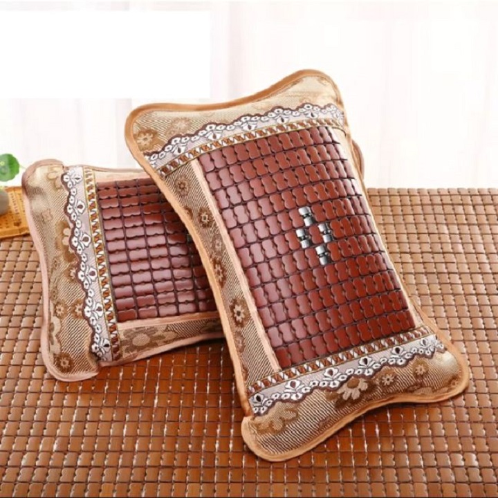 Gối Trúc Mây Hạt Điều Hòa Cao Cấp Thoáng Khí Mát Lạnh Cho Mùa Hè