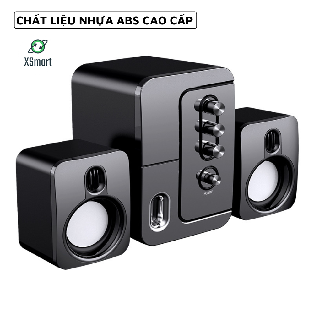 Loa Vi Tính 2.1 Ziyou Z5 Âm Thanh Vòm 3D Stereo Bass Hay Có thể Tùy Chỉnh Bass Treble, Nghe Nhạc Xem Phim Cực Thích, Tương Thích Với Nhiều Thiết Bị Laptop, Pc, Điện Thoại-Hàng Chính Hãng