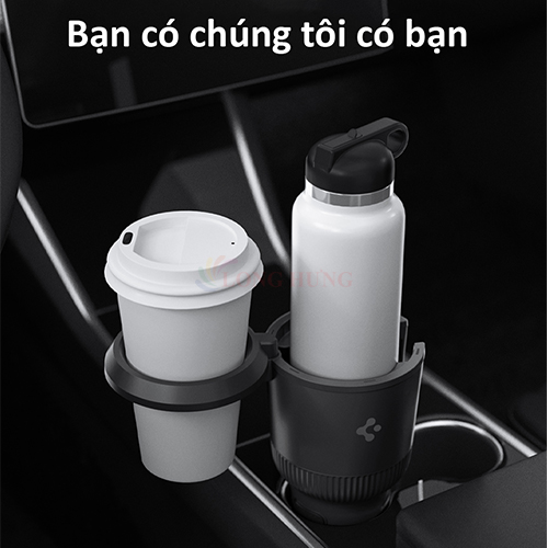 Giá đỡ cốc nước trên xe hơi Spigen Hydrohub Cup Holder CH100 ACP02235 - Hàng chính hãng