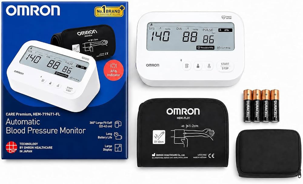 Máy đo huyết áp bắp tay IQ BT OMRON HEM-7194T1-FL hàng chính hãng