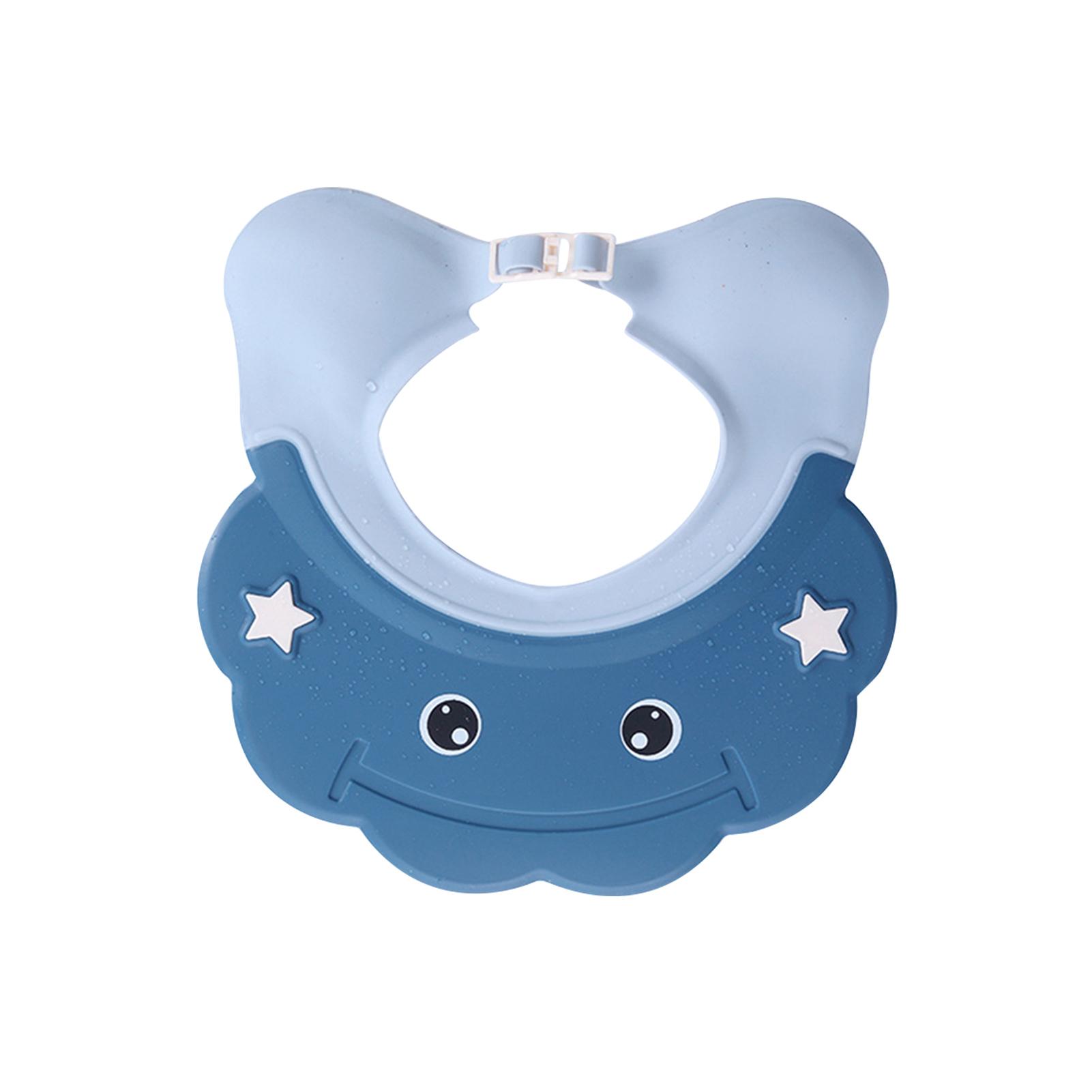 Trẻ Em Gội Tắm Che Mềm Lá Chắn Có Thể Điều Chỉnh Vòng Đầu Silicone Mũ Tắm Cho Bé Bảo Vệ Tai Mũ Nhẹ