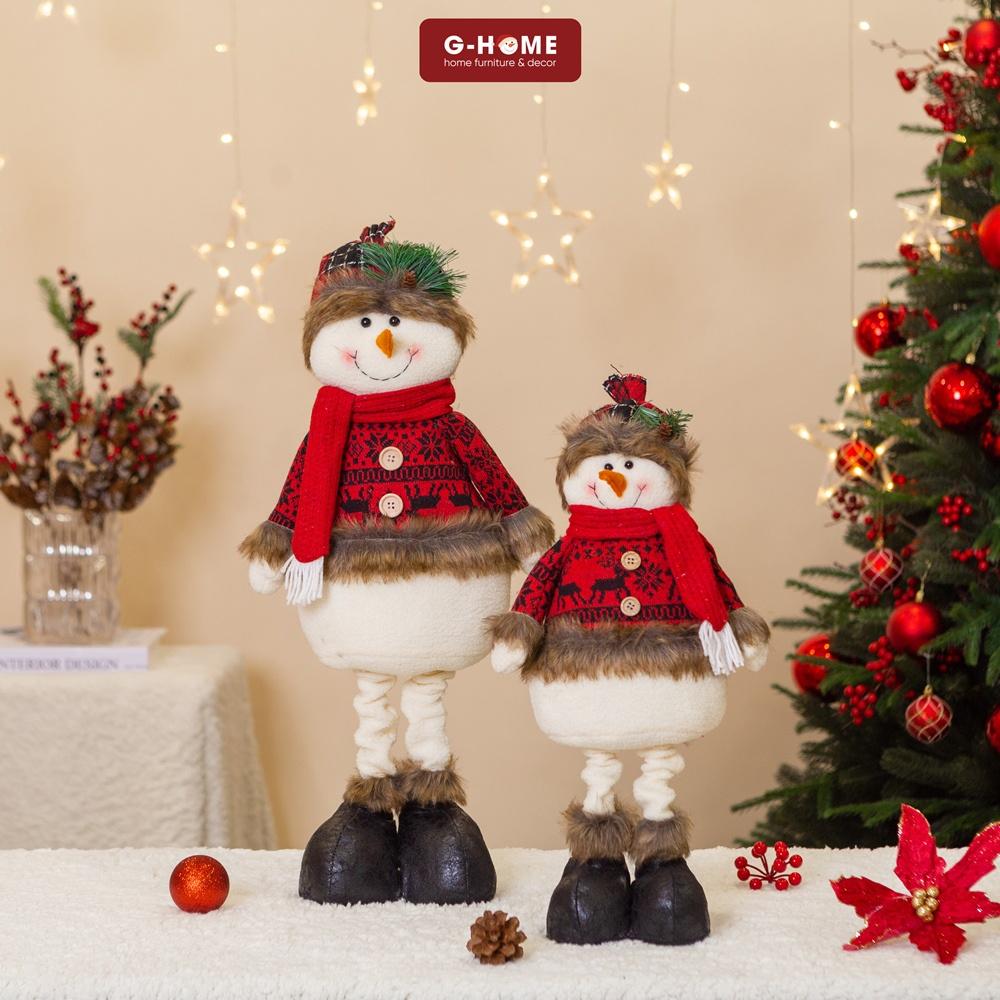 Thú bông ông già Noel, người tuyết, tuần lộc đỏ đáng yêu Ghome trang trí Noel quà tặng Giáng sinh cho bé THUB22 M2