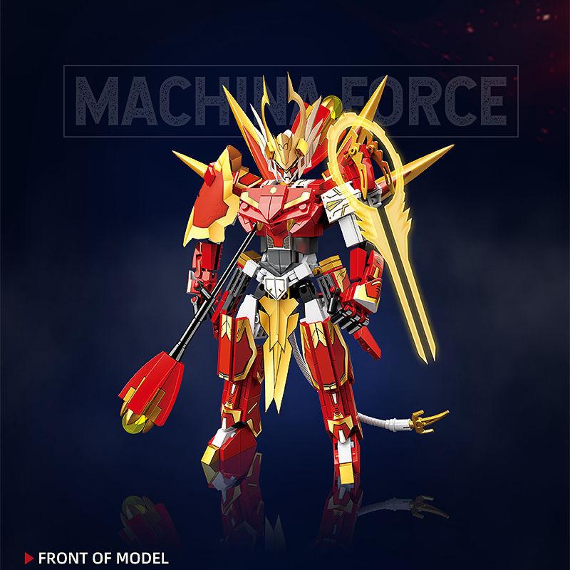 Đồ chơi Lắp ráp Ngộ không lửa, 6101 Monkey King-Zero Flame, Xếp hình thông minh, Mô hình người máy