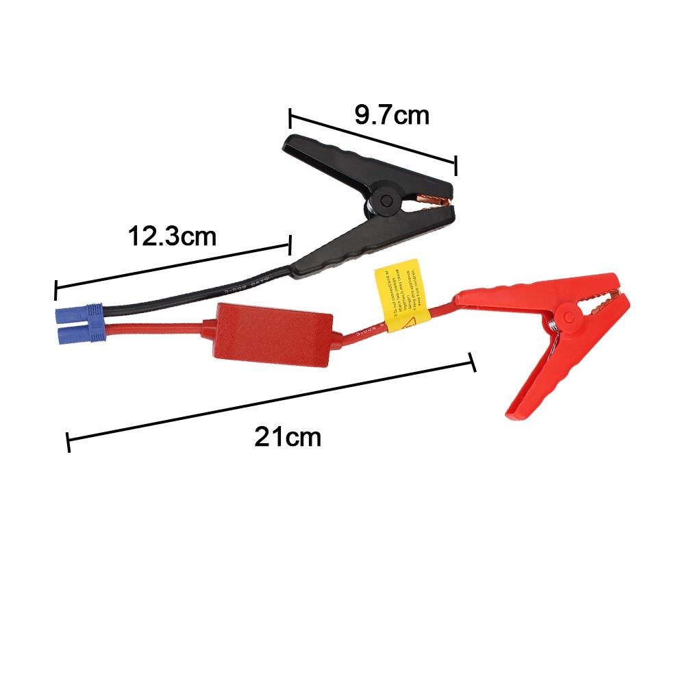 Bộ Dây Cáp Khẩn Cấp 12V Kẹp Cá Sấu Kèm Đầu Cắm EC5 Cho Xe Hơi Xe Tải