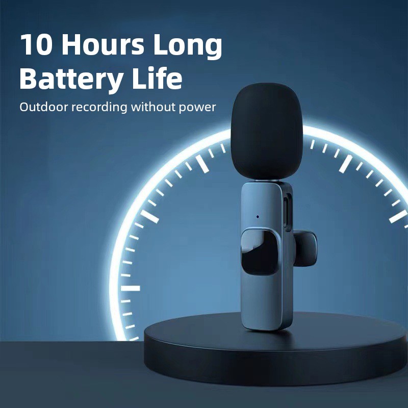 Bộ Micro Thu Âm Cài Áo Không Dây (2 Mic) Cho Điện Thoại Iphone IOS Cổng Lightning Máy Tính, Máy Ảnh Chống Ồn Dùng Quay Tiktok, Livestream, Ghi Âm, Quay Video  Thu Âm To, Tiếng Trong Veo Thích Hợp Cho 1 Hoặc 2 Người Ở Khoảng Cách Xa – Hàng Nhập Khẩu