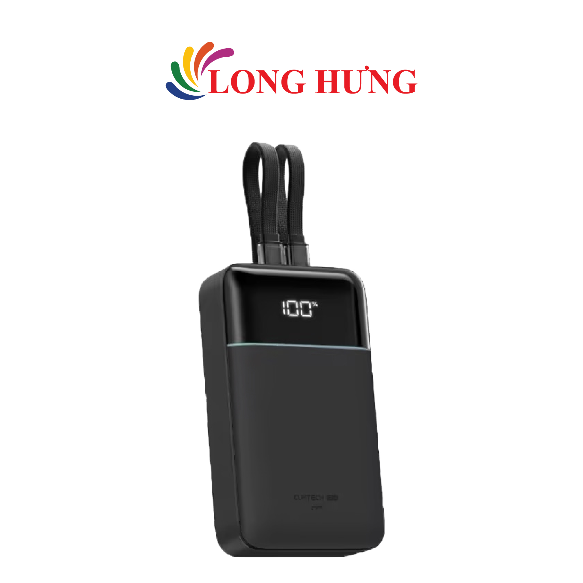 Sạc dự phòng Cuktech Power Bank Built-In Cable 1USB 1Type-C 40W 20000mAh CP24 LPB200NL - Hàng chính hãng