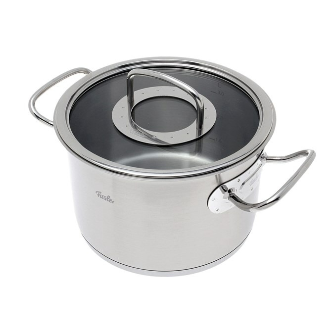 Bộ Nồi Fissler Profi Original, Set 6 Món FISSLER ORIGINAL PPROFI, Bộ Nồi Đức, Dùng Cho Mọi Loại Bếp, Kèm Xửng Hấp, Nhập Khẩu Đức, Hàng Chính Hãng