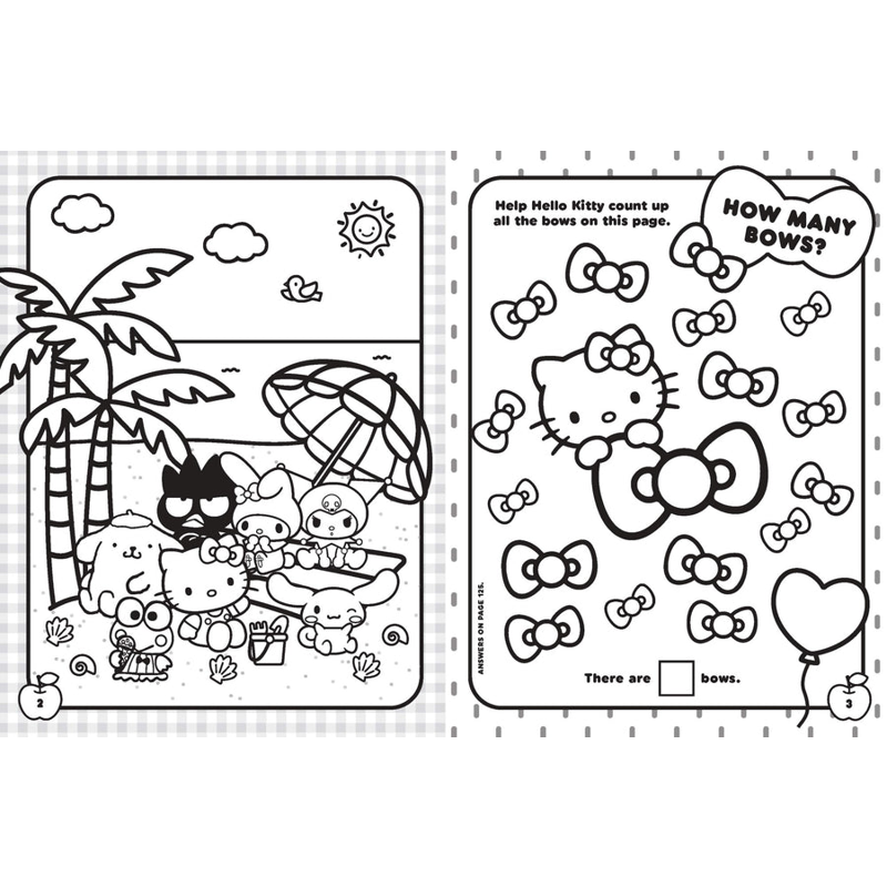 Sách Hello Kitty And Friends - Jumbo Colouring Book